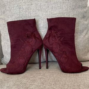 NEW!! Burgundy Wine High heels!!